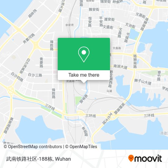 武南铁路社区-188栋 map