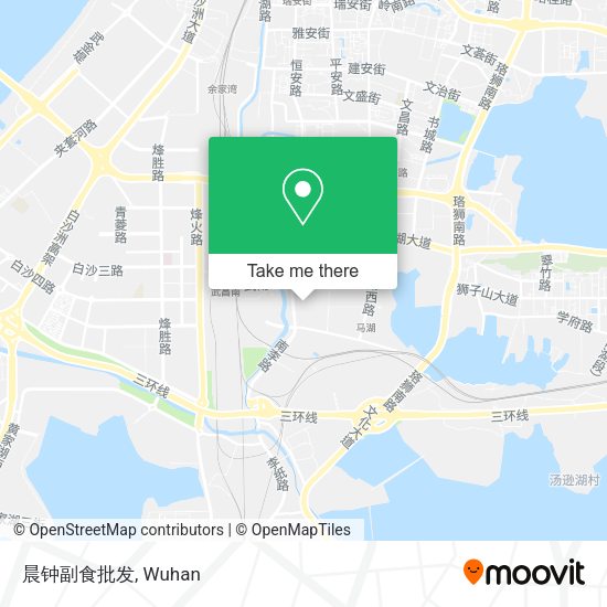 晨钟副食批发 map