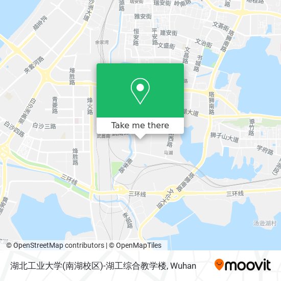 湖北工业大学(南湖校区)-湖工综合教学楼 map