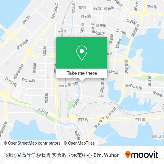 湖北省高等学校物理实验教学示范中心-B座 map