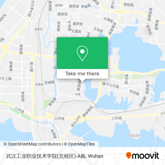 武汉工业职业技术学院(北校区)-A栋 map