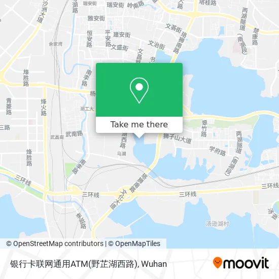 银行卡联网通用ATM(野芷湖西路) map