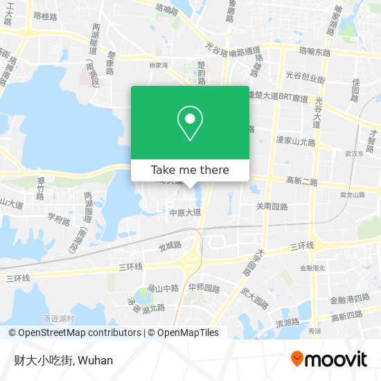 财大小吃街 map