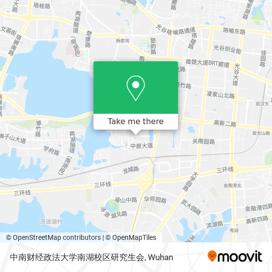 中南财经政法大学南湖校区研究生会 map