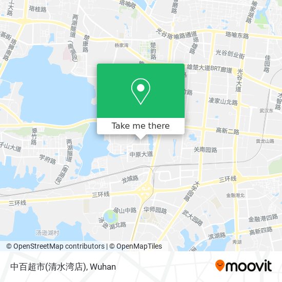 中百超市(清水湾店) map