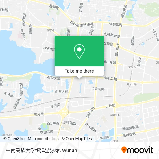 中南民族大学恒温游泳馆 map