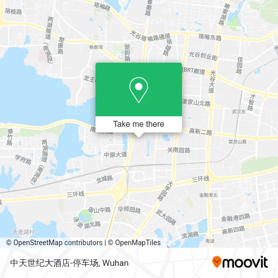 中天世纪大酒店-停车场 map