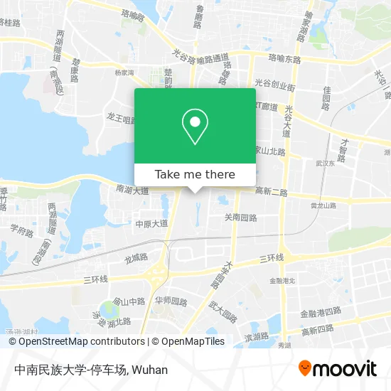 中南民族大学-停车场 map