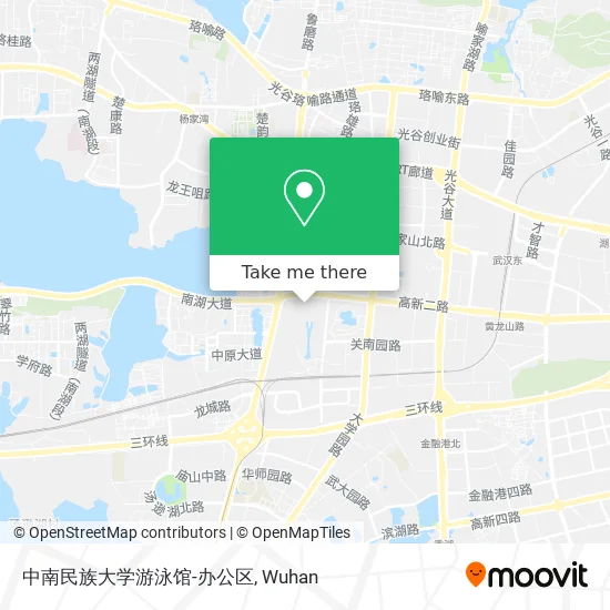 中南民族大学游泳馆-办公区 map