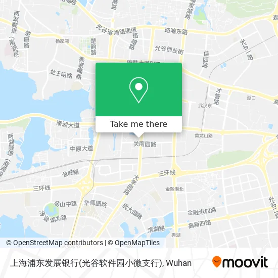 上海浦东发展银行(光谷软件园小微支行) map