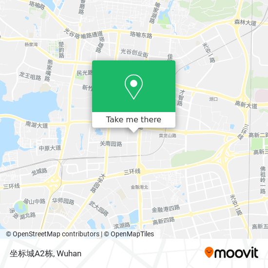 坐标城A2栋 map