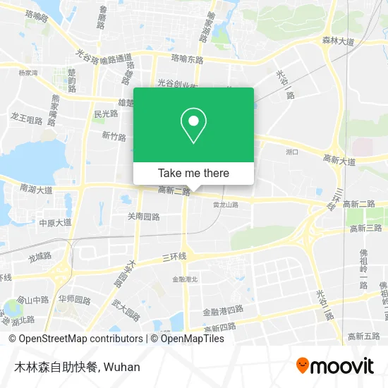 木林森自助快餐 map