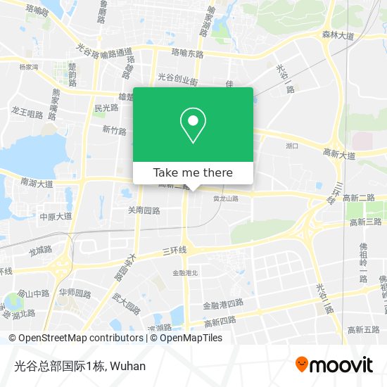 光谷总部国际1栋 map
