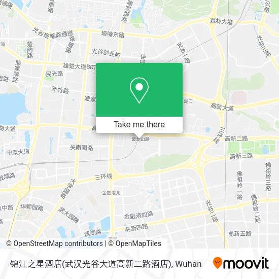 锦江之星酒店(武汉光谷大道高新二路酒店) map