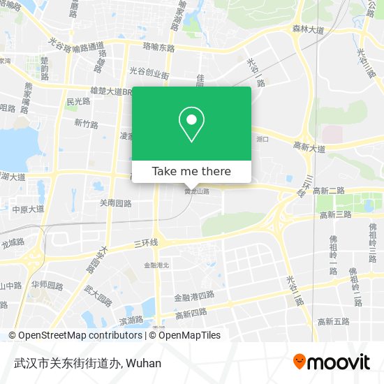 武汉市关东街街道办 map