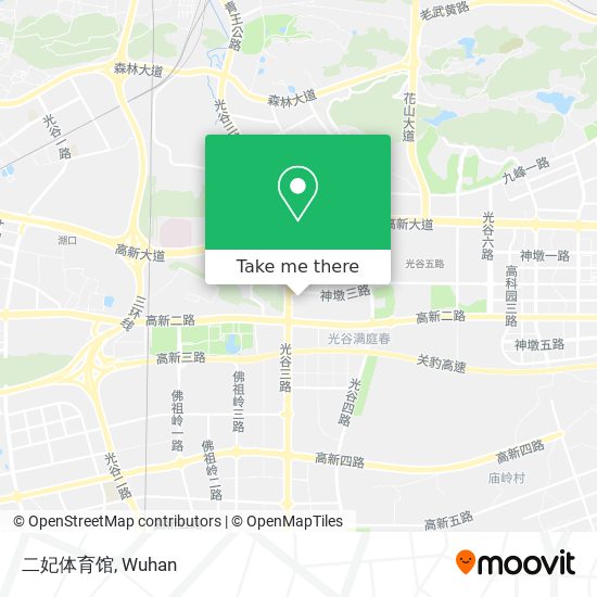 二妃体育馆 map