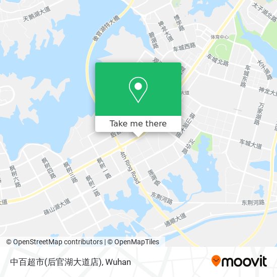 中百超市(后官湖大道店) map
