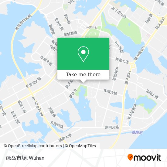 绿岛市场 map