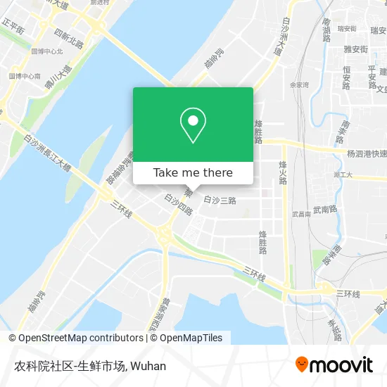 农科院社区-生鲜市场 map