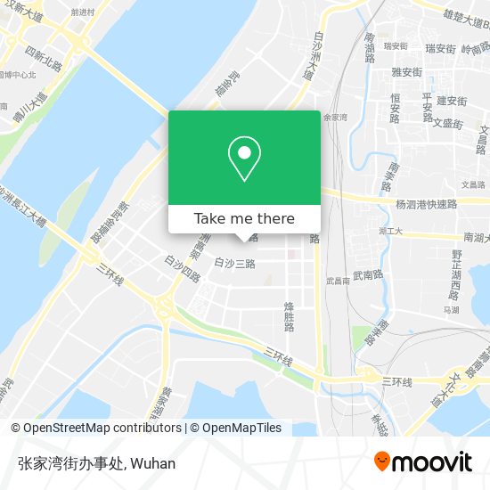 张家湾街办事处 map