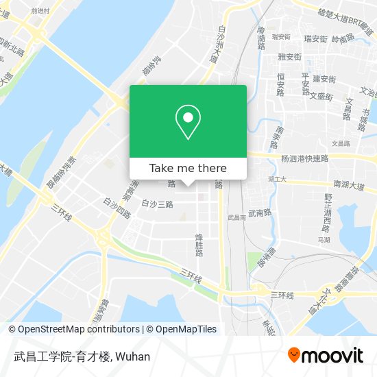 武昌工学院-育才楼 map