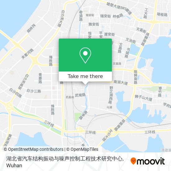 湖北省汽车结构振动与噪声控制工程技术研究中心 map