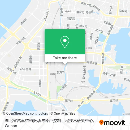 湖北省汽车结构振动与噪声控制工程技术研究中心 map