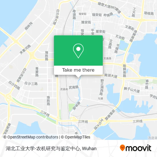 湖北工业大学-农机研究与鉴定中心 map
