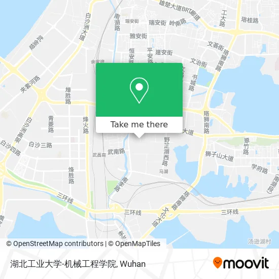 湖北工业大学-机械工程学院 map