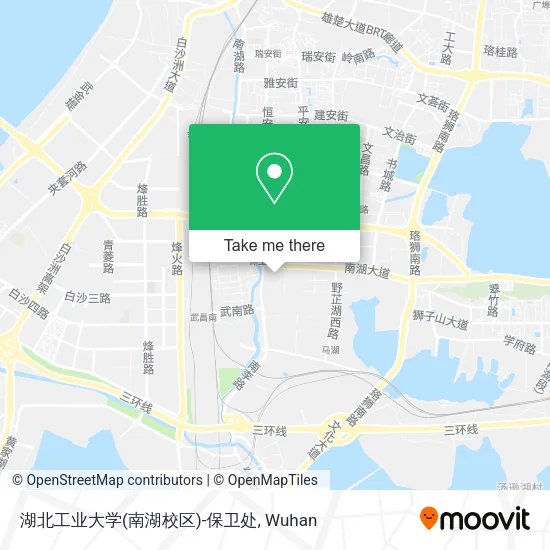 湖北工业大学(南湖校区)-保卫处 map