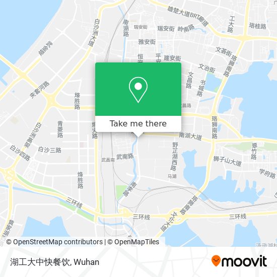 湖工大中快餐饮 map