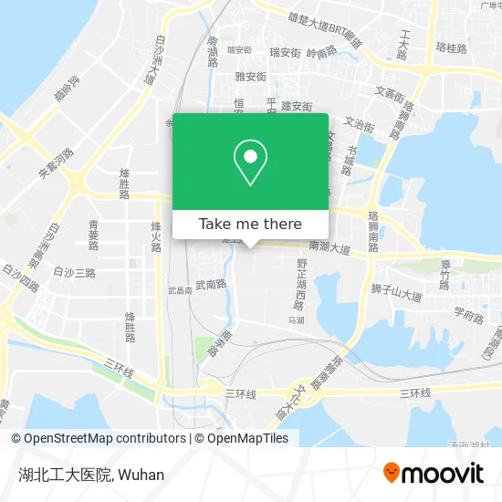 湖北工大医院 map