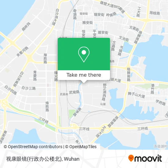 视康眼镜(行政办公楼北) map