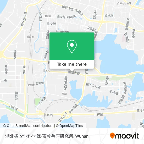 湖北省农业科学院-畜牧兽医研究所 map