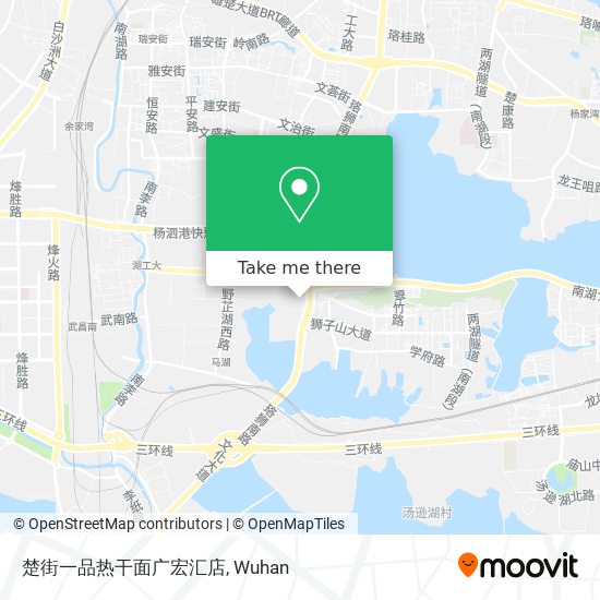 楚街一品热干面广宏汇店 map