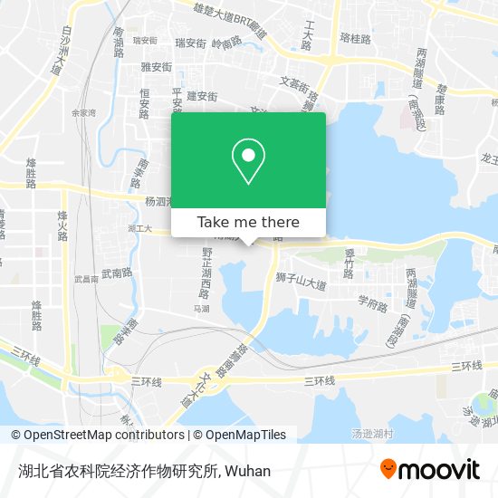 湖北省农科院经济作物研究所 map