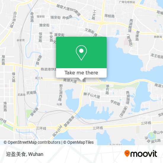 迎盈美食 map