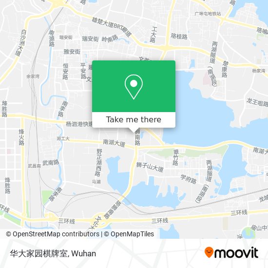 华大家园棋牌室 map