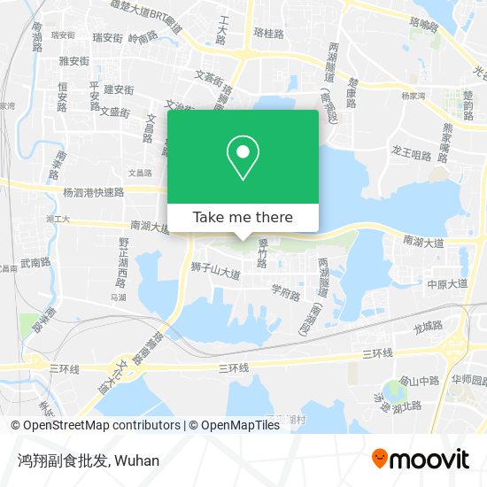 鸿翔副食批发 map