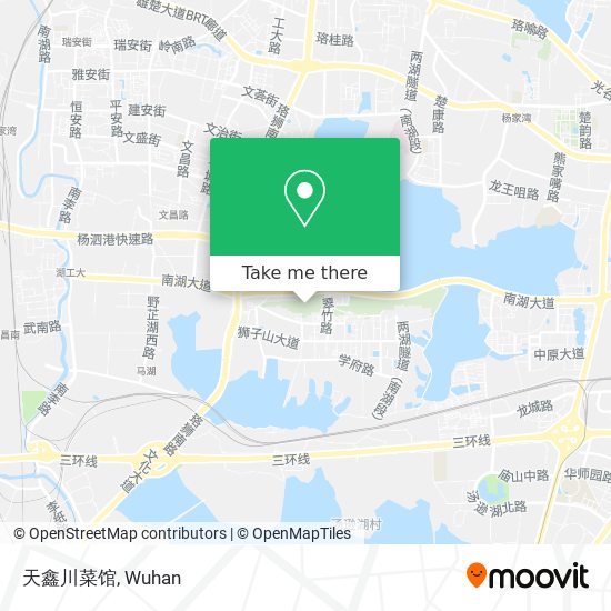 天鑫川菜馆 map
