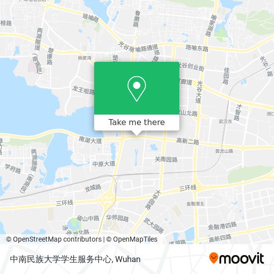 中南民族大学学生服务中心 map