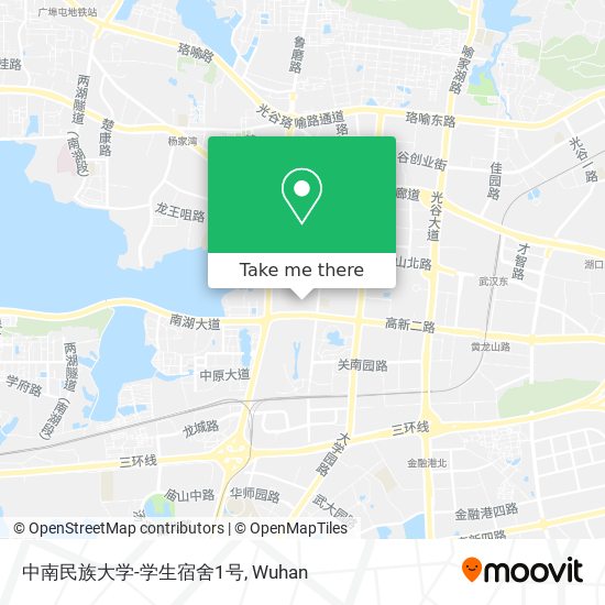中南民族大学-学生宿舍1号 map