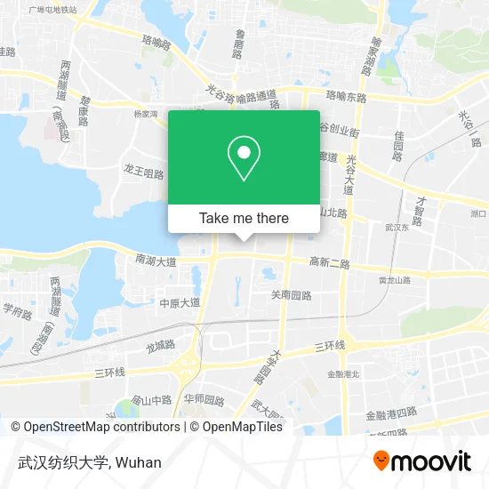 武汉纺织大学 map