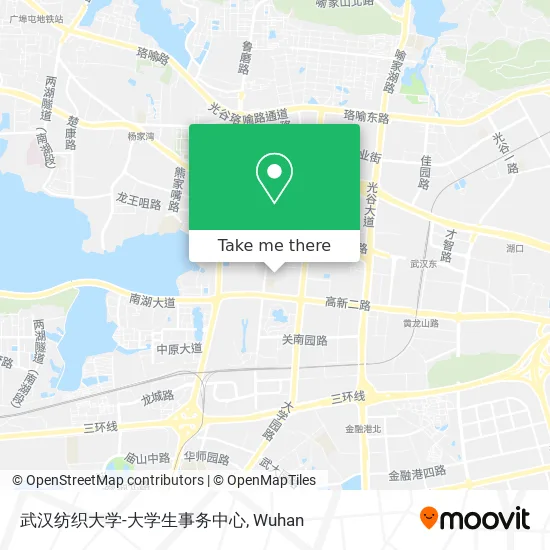 武汉纺织大学-大学生事务中心 map