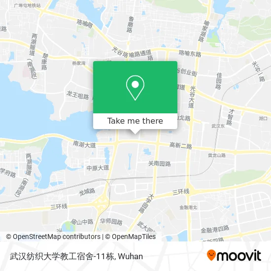 武汉纺织大学教工宿舍-11栋 map