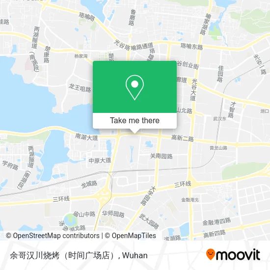 余哥汉川烧烤（时间广场店） map