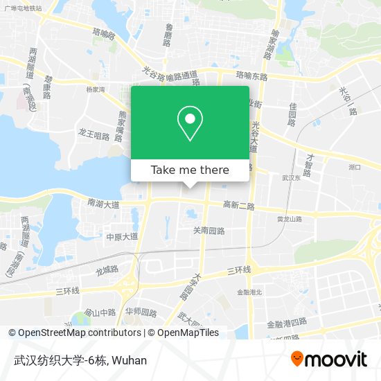 武汉纺织大学-6栋 map