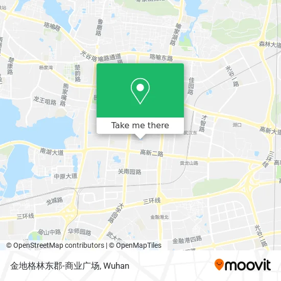 金地格林东郡-商业广场 map