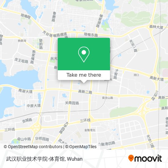 武汉职业技术学院-体育馆 map