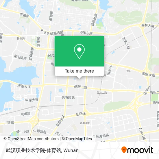 武汉职业技术学院-体育馆 map